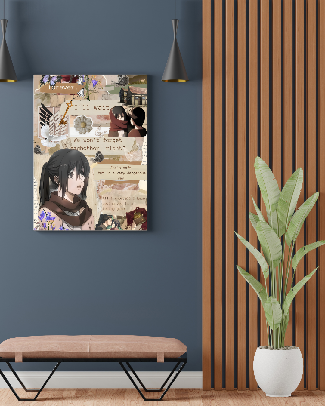ATTACK ON TITAN MIKASA POSTER 15