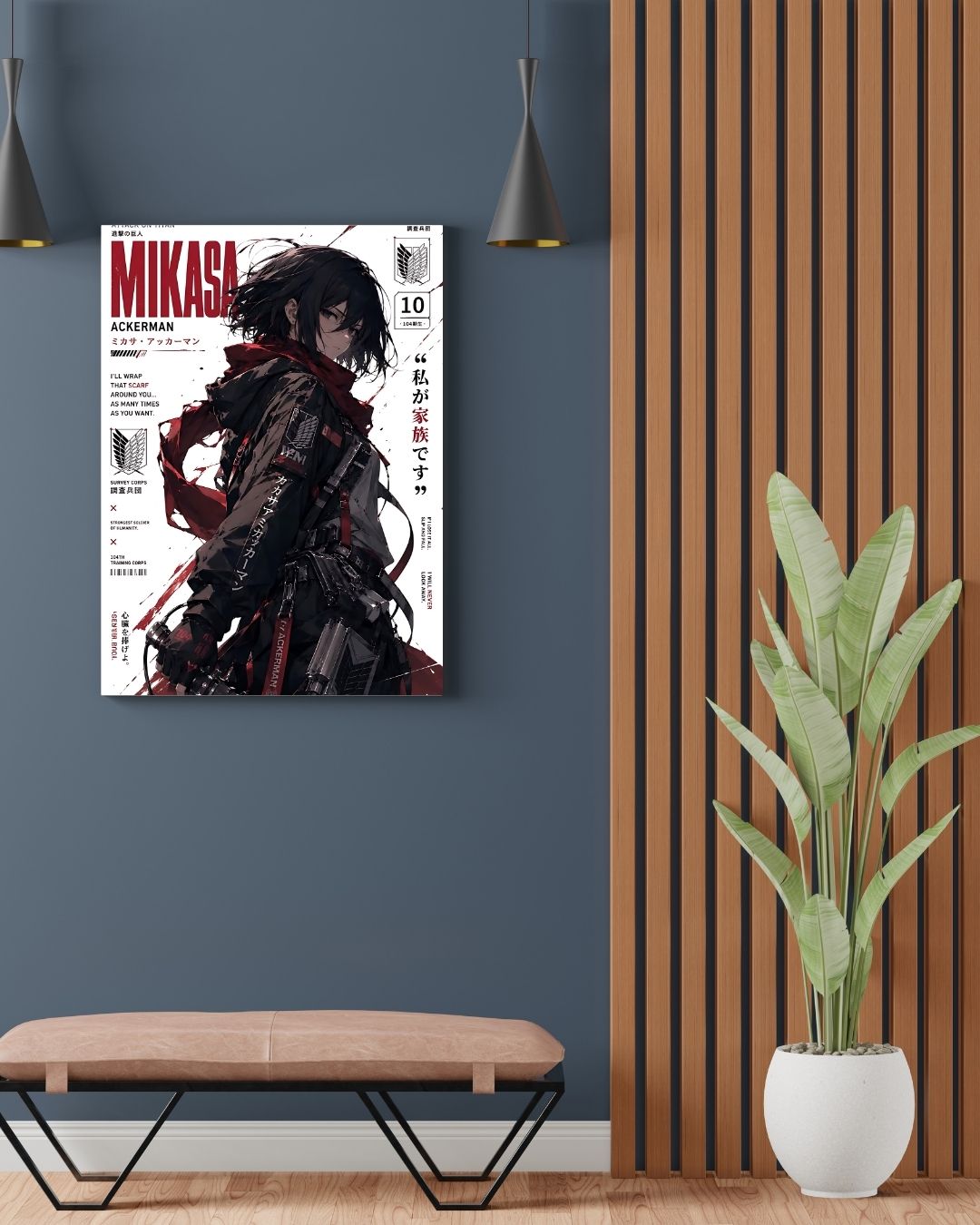 ATTACK ON TITAN MIKASA POSTER 26