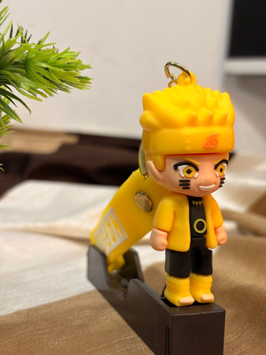 Naruto Shippuden: Naruto (Kurama Link Mode) 3D Figure Keychain