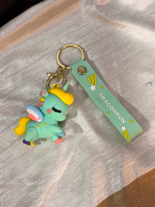 Magical Pastel Unicorn Keychain