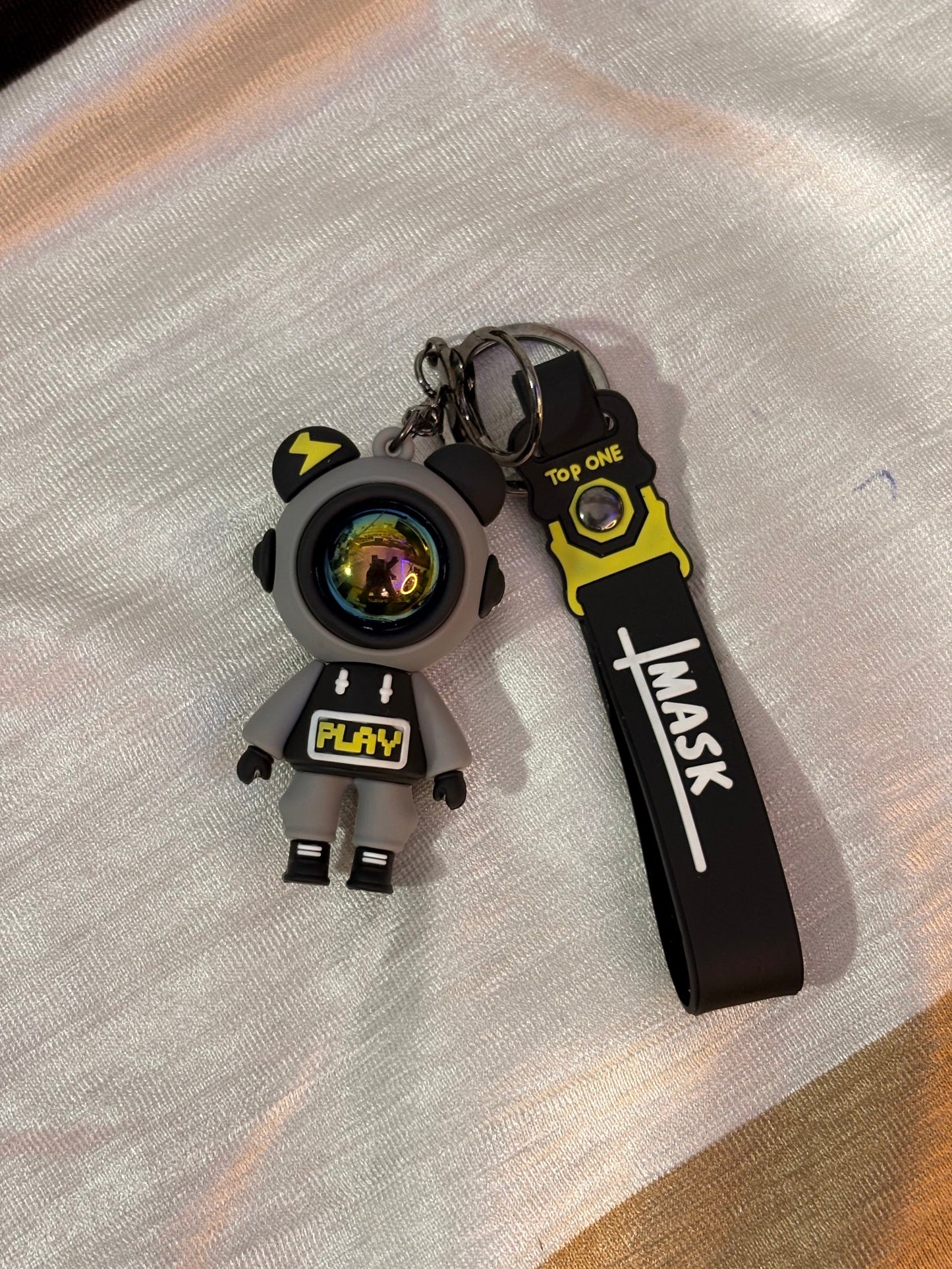 Cyber-Panda "MASK" 3D Keychain
