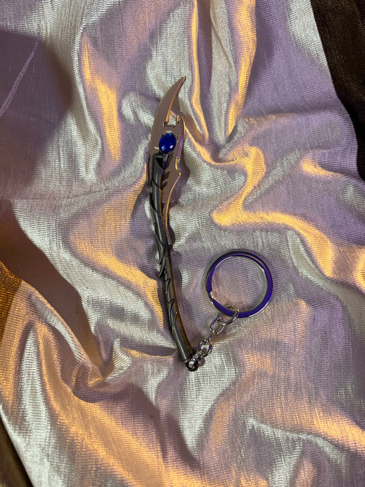 Loki's Chitauri Scepter Metal Keychain (Marvel Avengers)