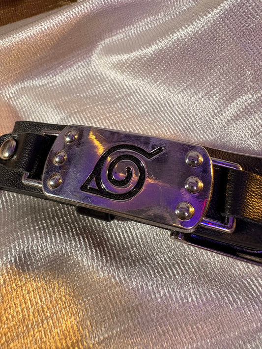 Naruto Hidden Leaf Village (Konoha) Leather Bracelet