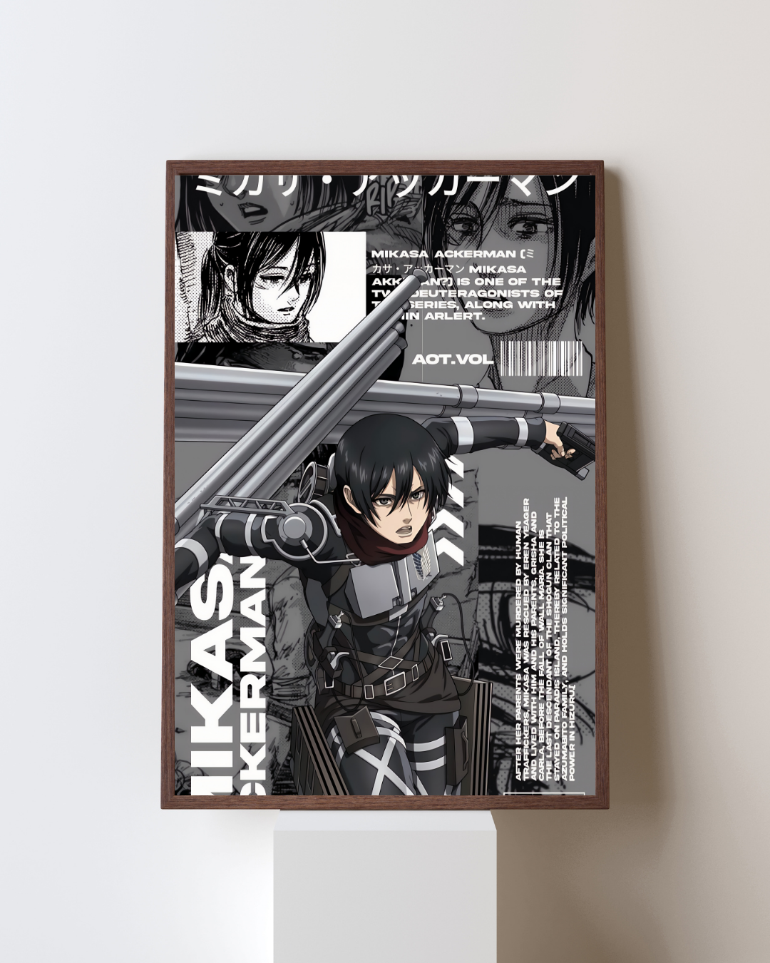 ATTACK ON TITAN MIKASA POSTER 21