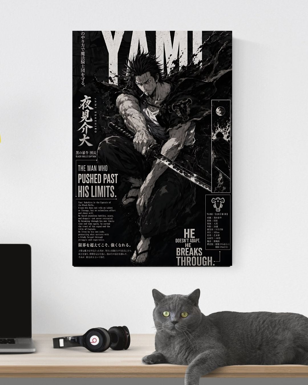 BLACK CLOVER CAPTAIN YAMI POSTER 15 - image 3
