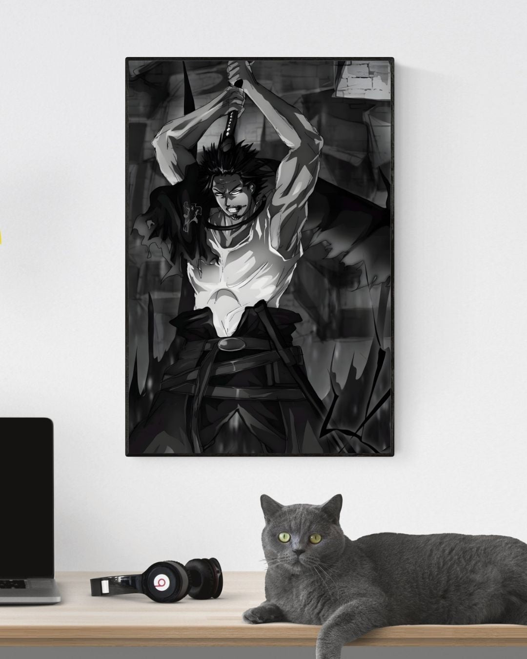 BLACK CLOVER CAPTAIN YAMI POSTER 02 - image 3