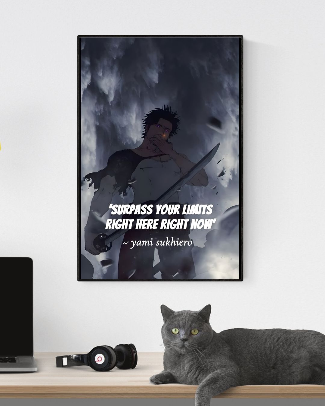 BLACK CLOVER CAPTAIN YAMI POSTER 07 - image 3
