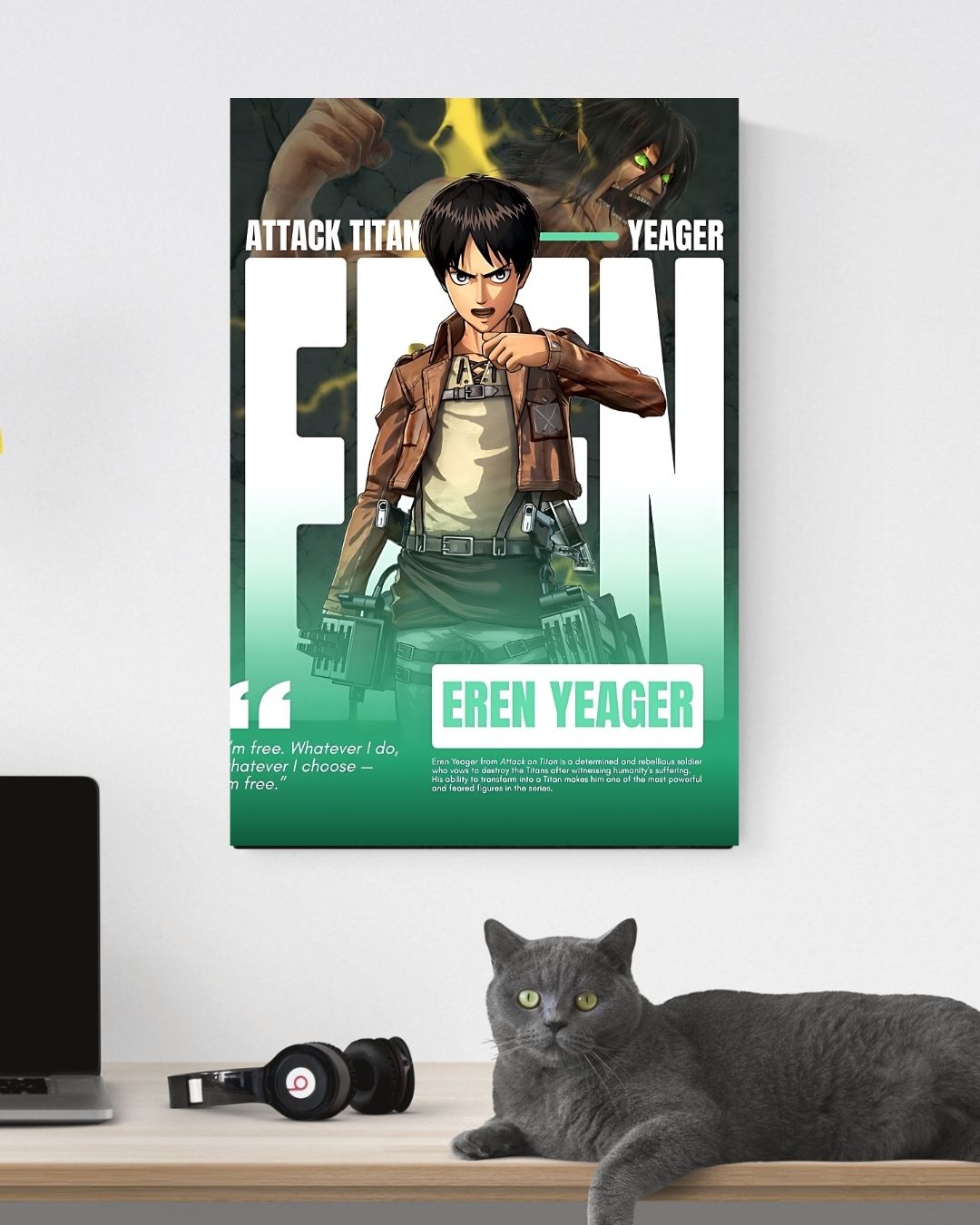 ATTACK ON TITAN EREN YEAGER POSTER 24