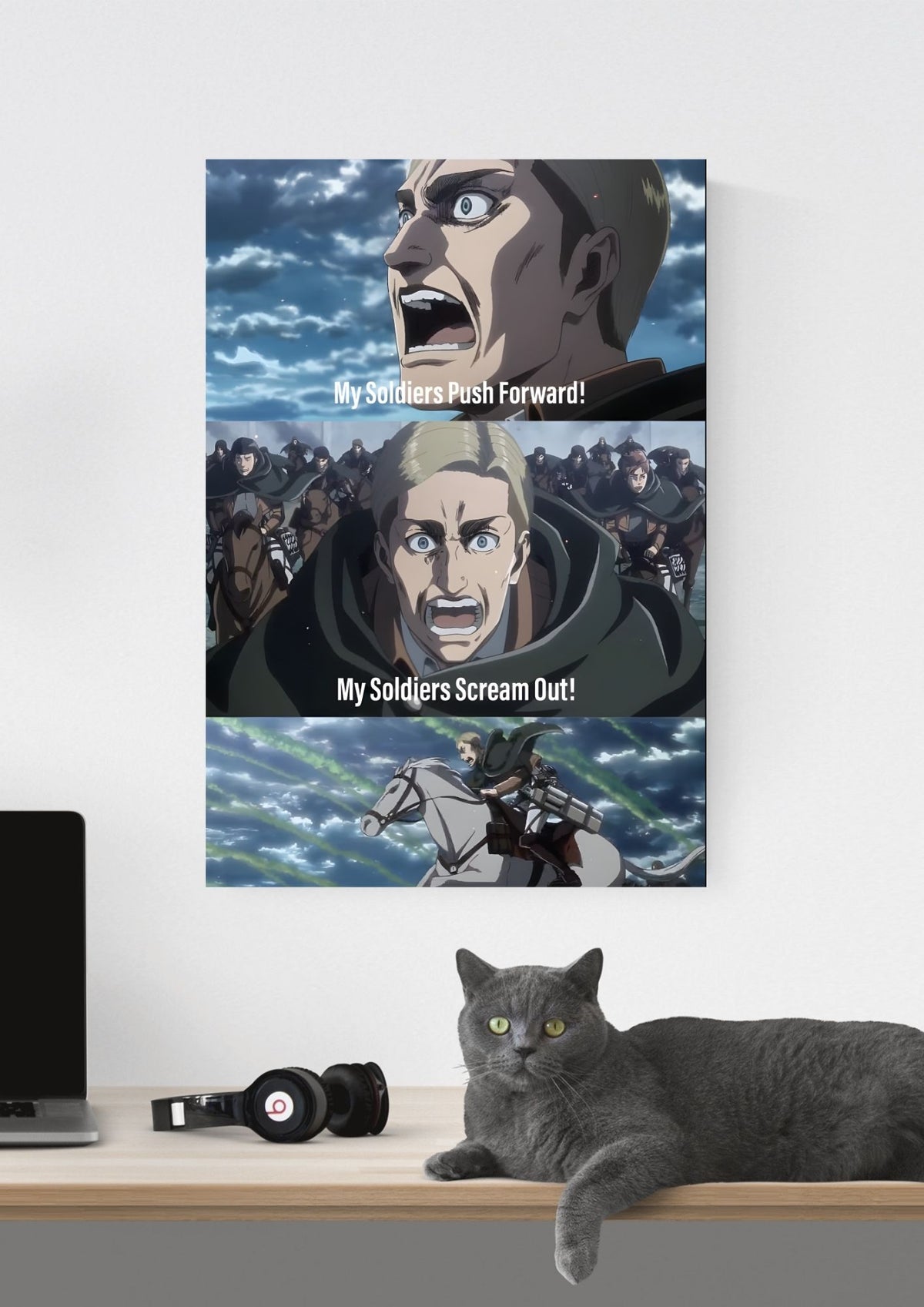 ATTACK ON TITAN ERWIN POSTER 05