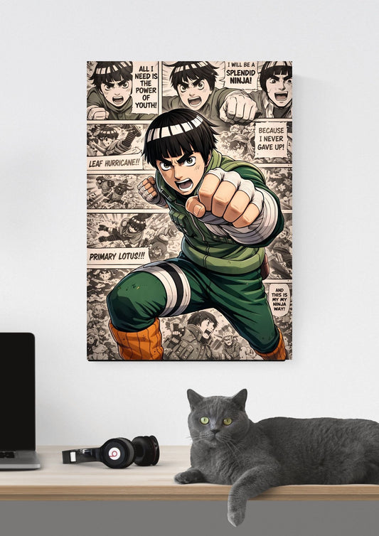 ROCK LEE & NARUTO POSTER 03 - image 2