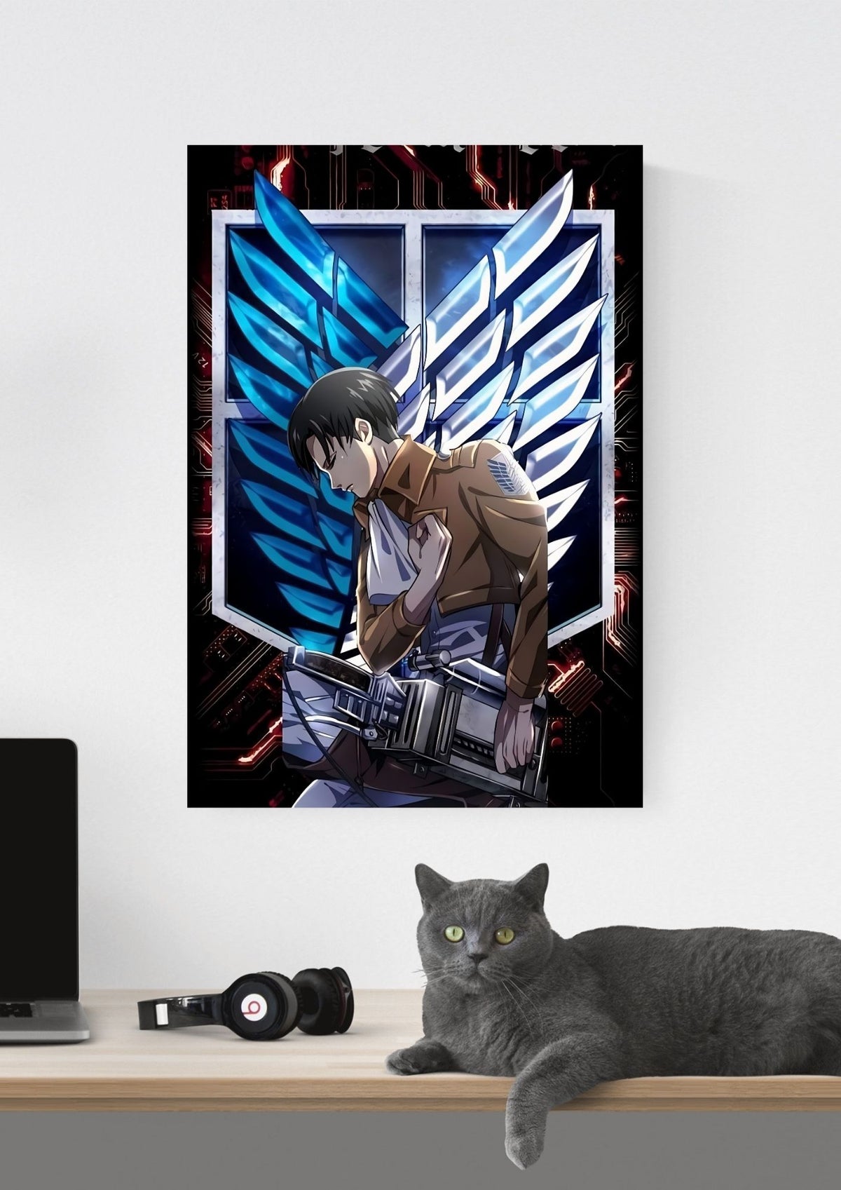 ATTACK ON TITAN LEVI ACKERMAN POSTER 17