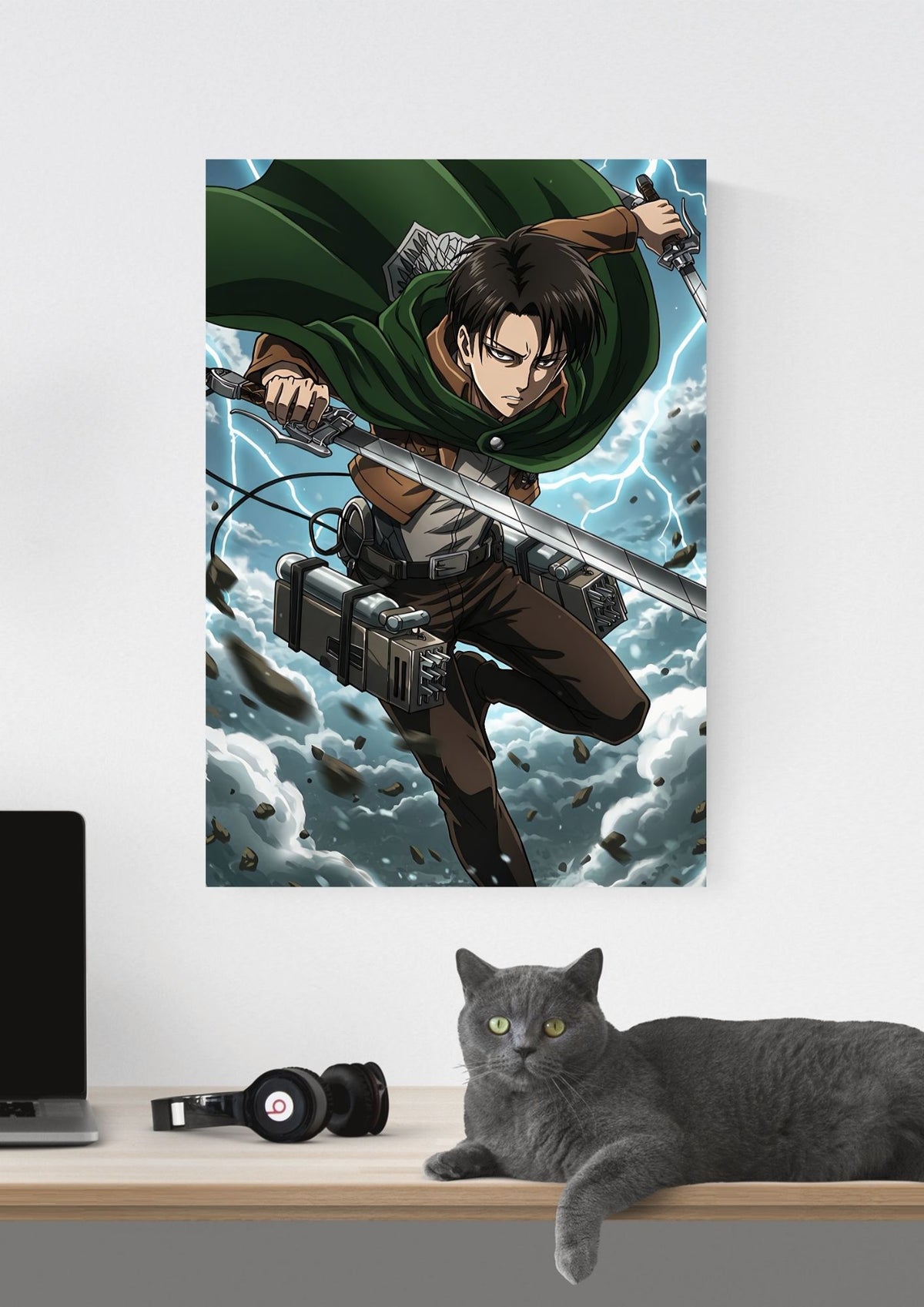 ATTACK ON TITAN LEVI ACKERMAN POSTER 18