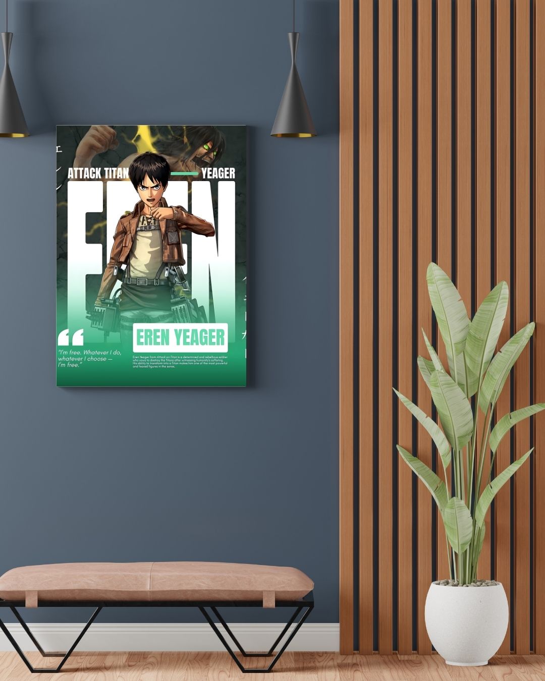 ATTACK ON TITAN EREN YEAGER POSTER 24