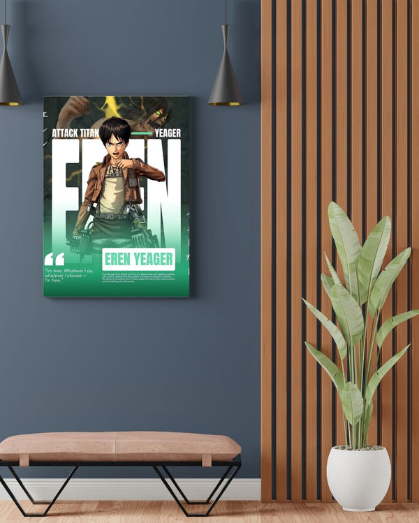 ATTACK ON TITAN EREN YEAGER POSTER 24