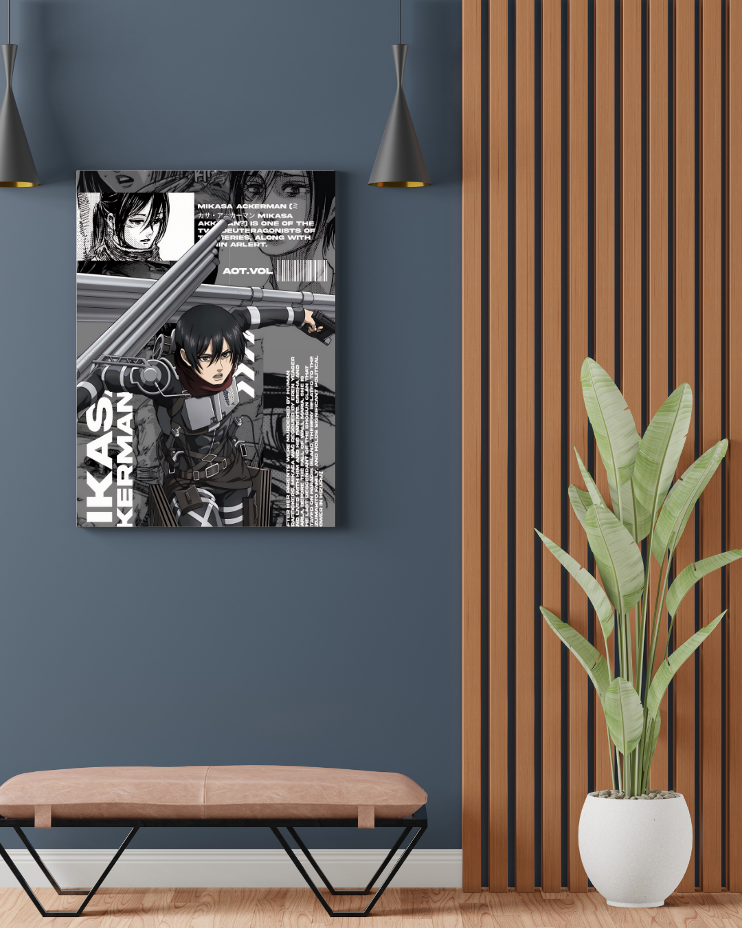 ATTACK ON TITAN MIKASA POSTER 21