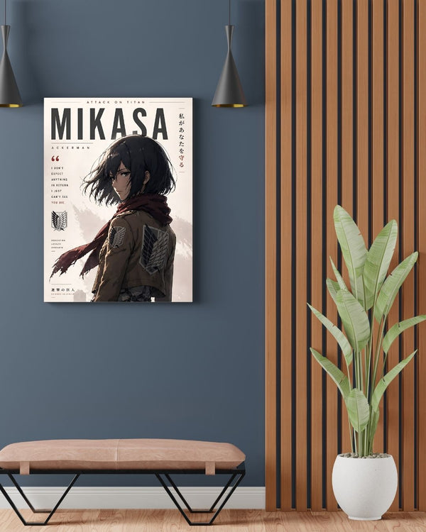 ATTACK ON TITAN MIKASA POSTER 37
