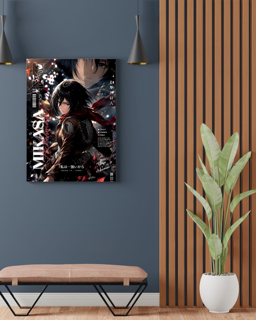 ATTACK ON TITAN MIKASA POSTER 38