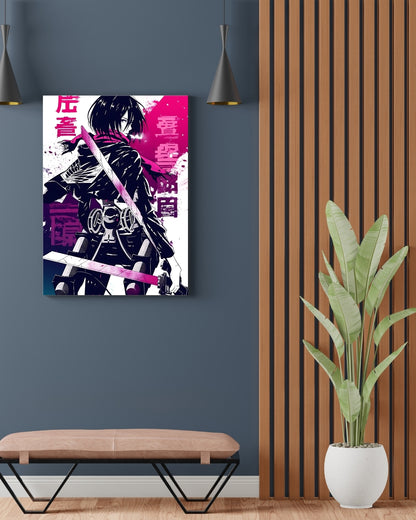 ATTACK ON TITAN MIKASA POSTER 03