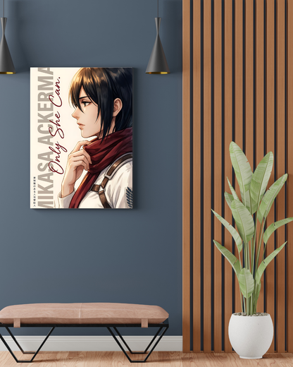 ATTACK ON TITAN MIKASA POSTER 42