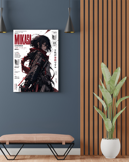ATTACK ON TITAN MIKASA POSTER 46