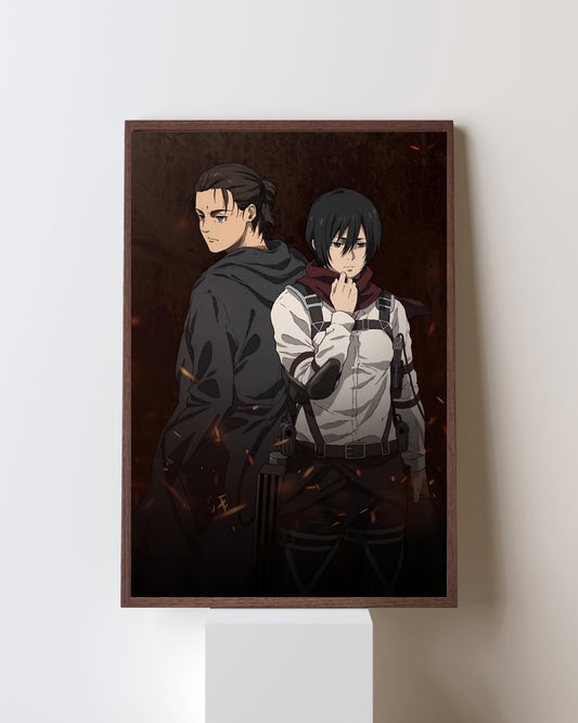 EREN MIKASA POSTER 11