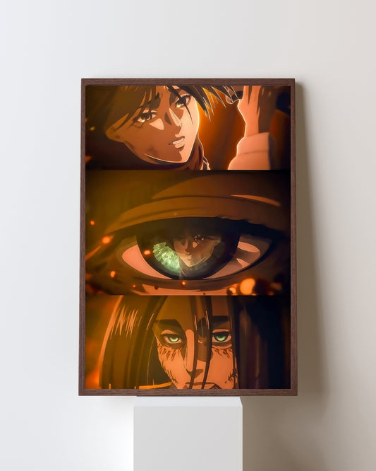EREN MIKASA POSTER 18