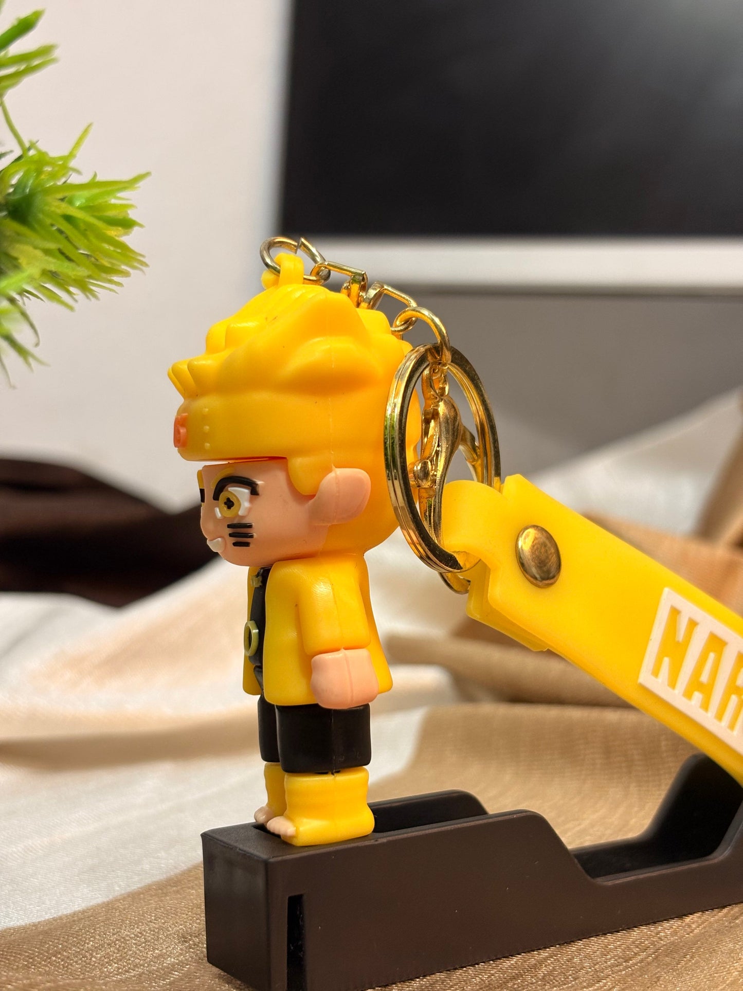 Naruto Shippuden: Naruto (Kurama Link Mode) 3D Figure Keychain