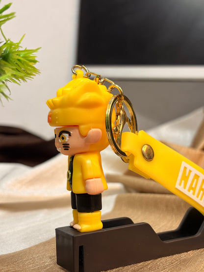 Naruto Shippuden: Naruto (Kurama Link Mode) 3D Figure Keychain