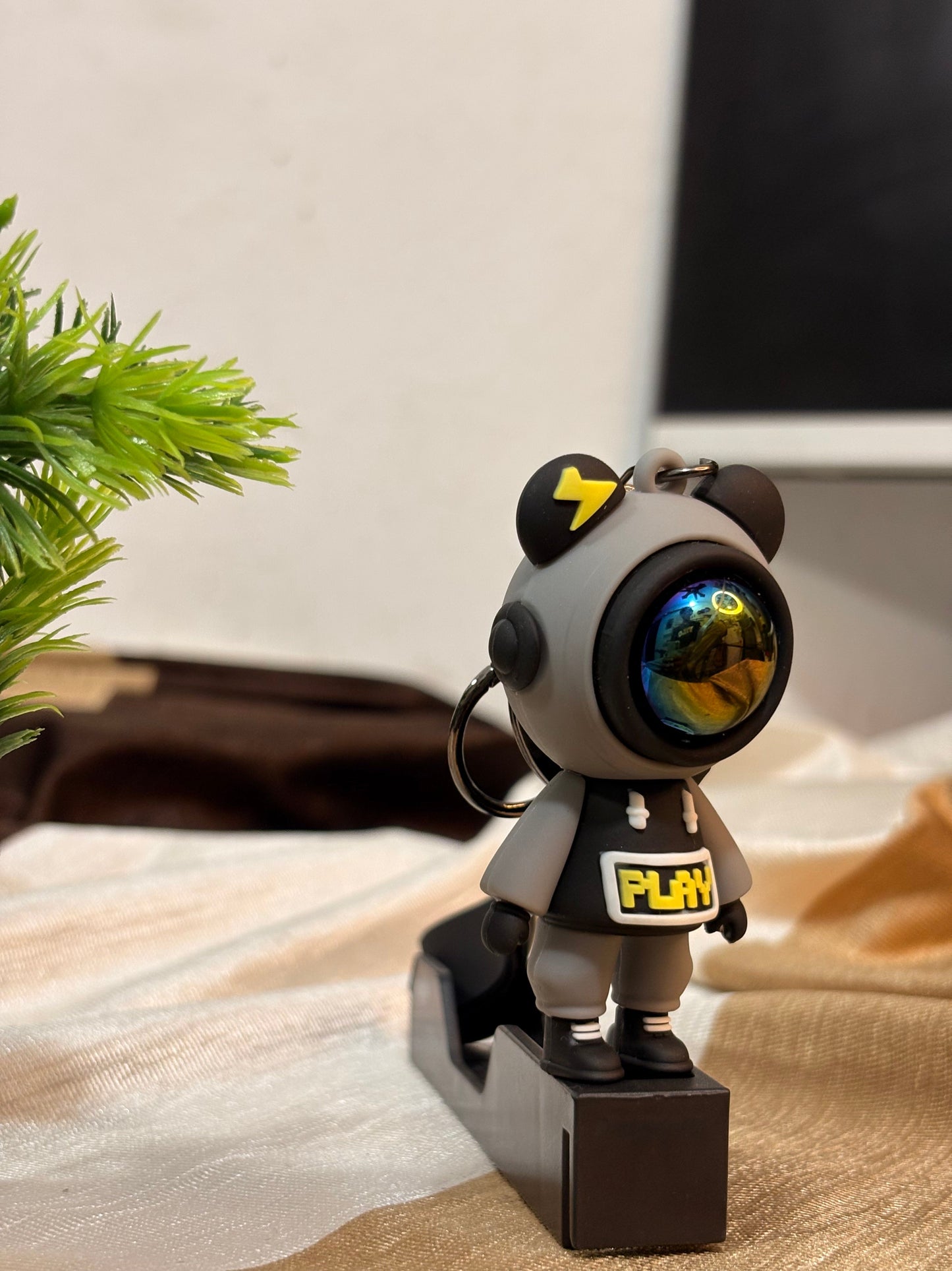 Cyber-Panda "MASK" 3D Keychain