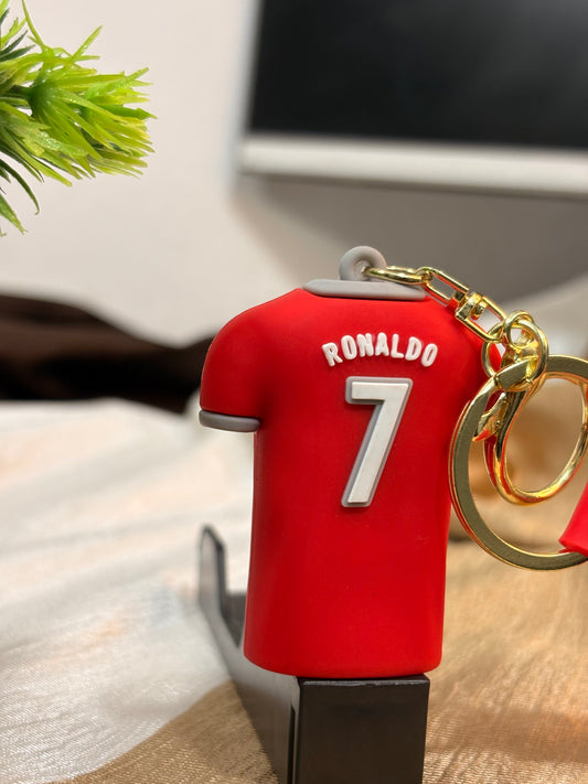 Cristiano Ronaldo "7" Jersey Keychain