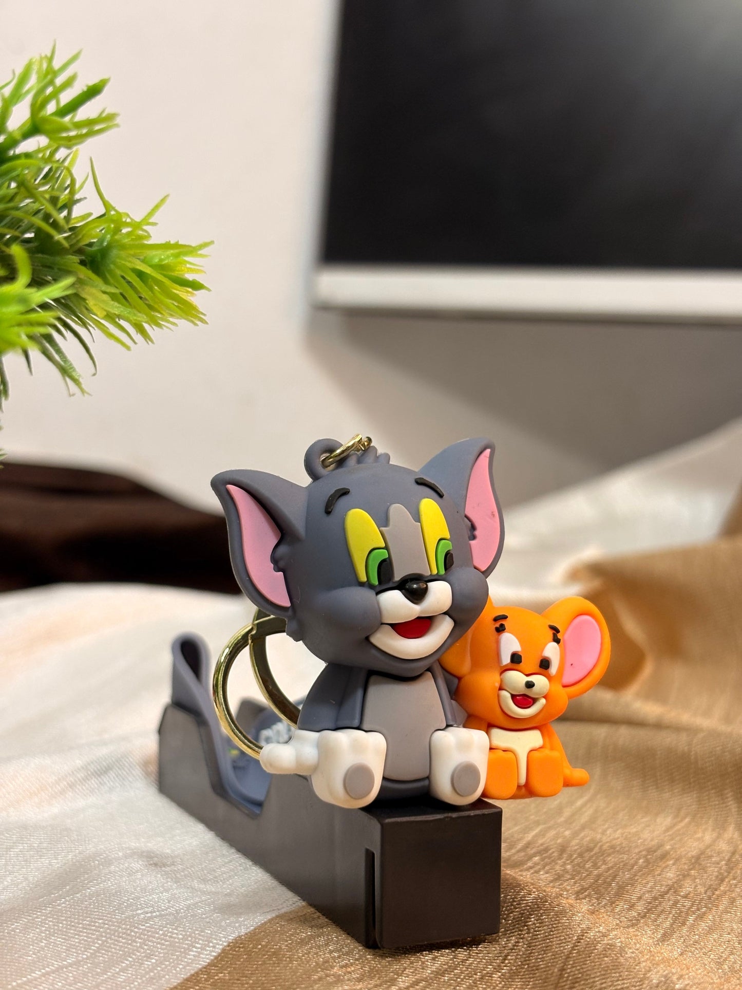 Tom & Jerry 3D Best Friends Keychain