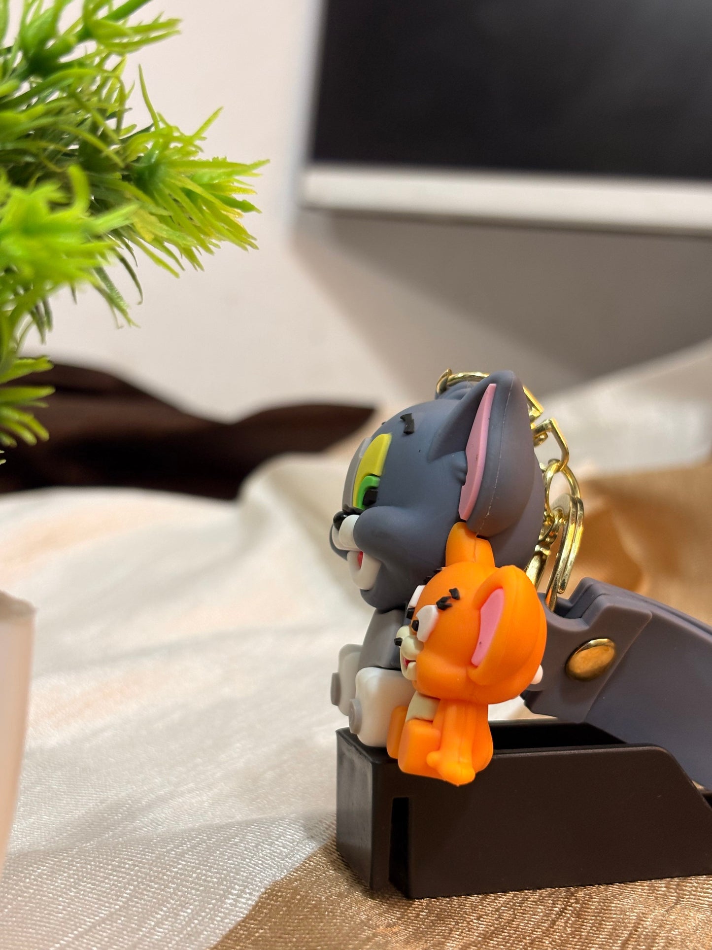 Tom & Jerry 3D Best Friends Keychain