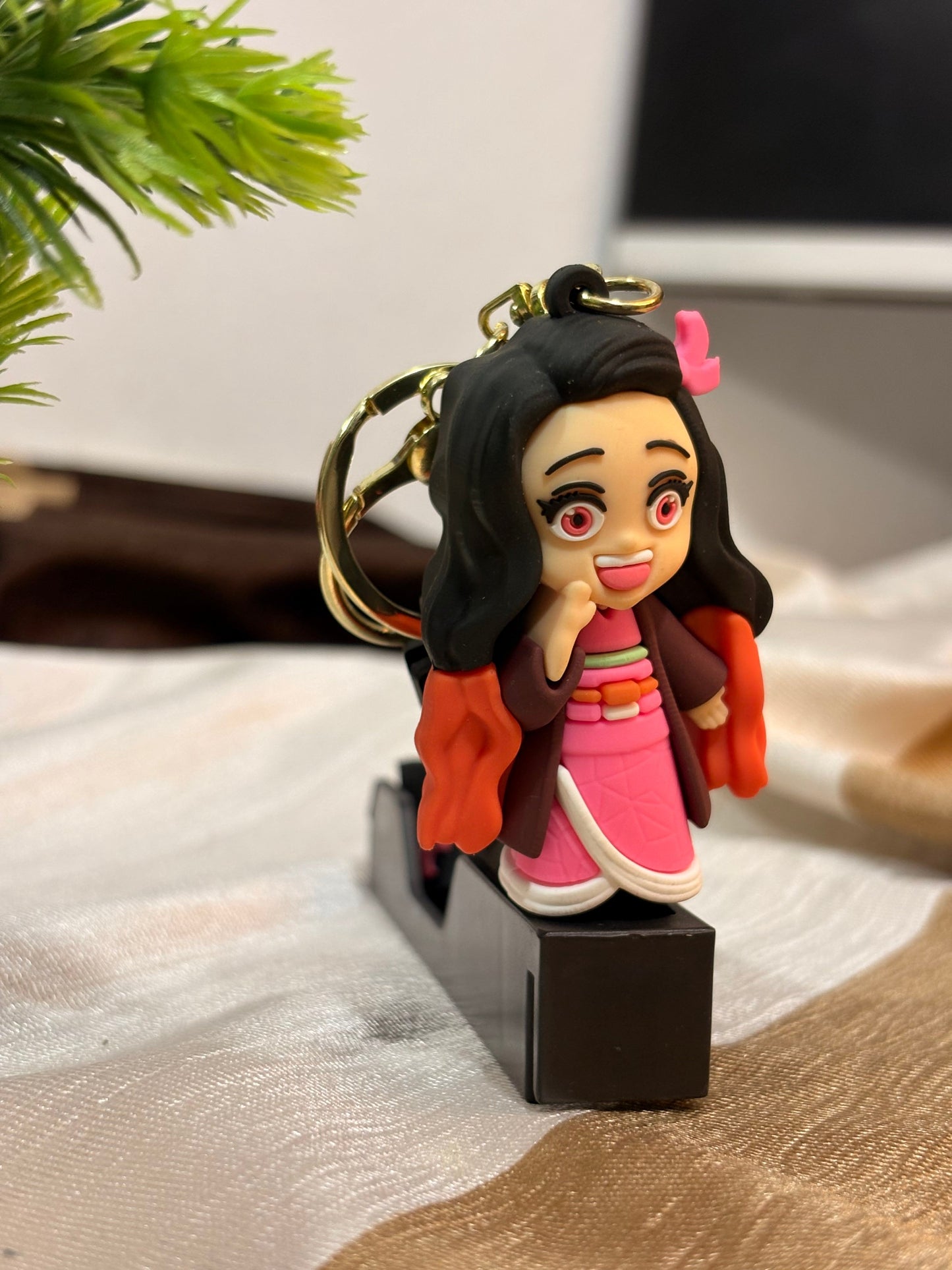 Nezuko Kamado: Demon Slayer 3D Anime Keychain