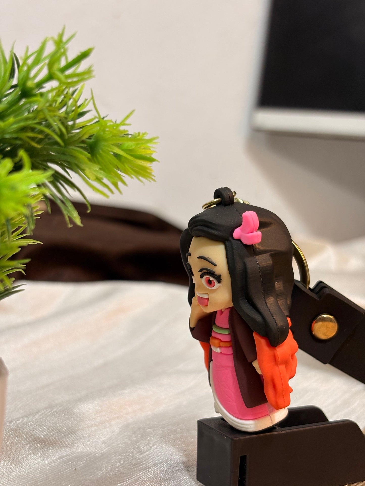 Nezuko Kamado: Demon Slayer 3D Anime Keychain
