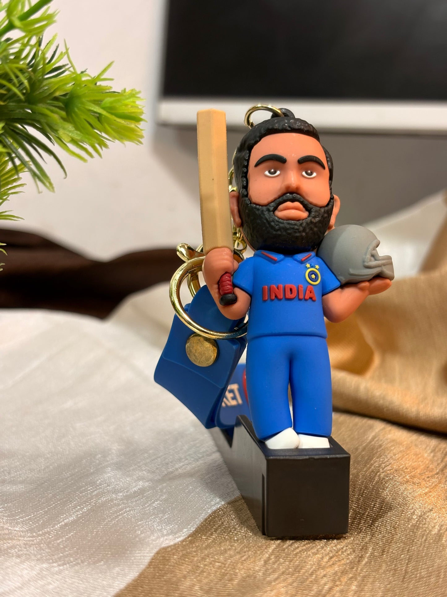 Hitman Edition: Rohit Sharma 3D Cricket Keychain