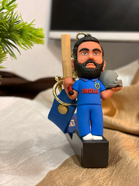 Hitman Edition: Rohit Sharma 3D Cricket Keychain
