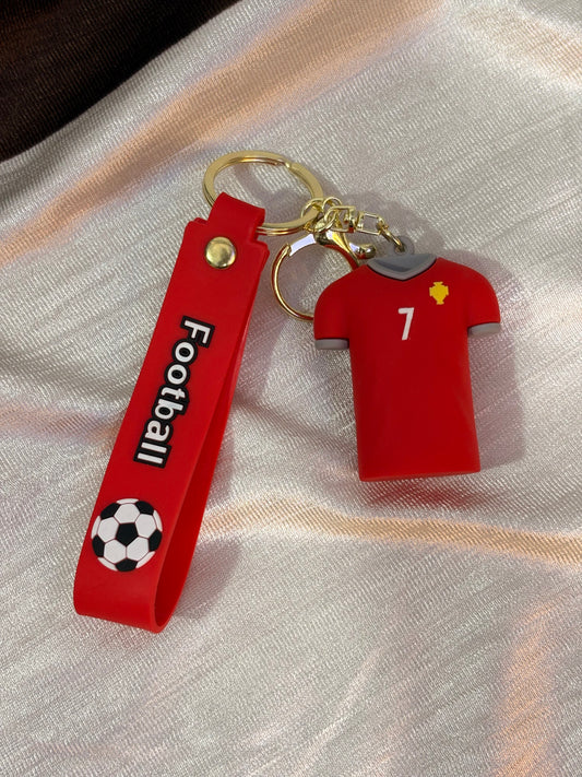 Cristiano Ronaldo "7" Jersey Keychain