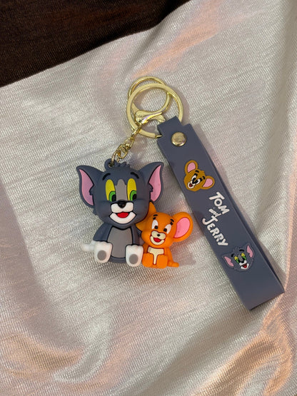 Tom & Jerry 3D Best Friends Keychain