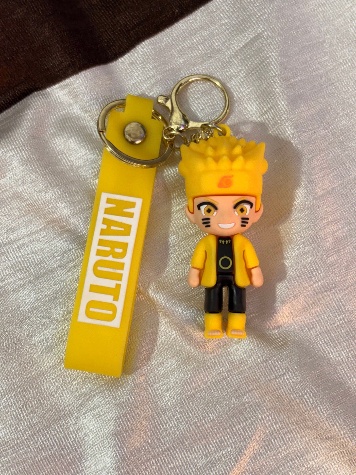 Naruto Shippuden: Naruto (Kurama Link Mode) 3D Figure Keychain