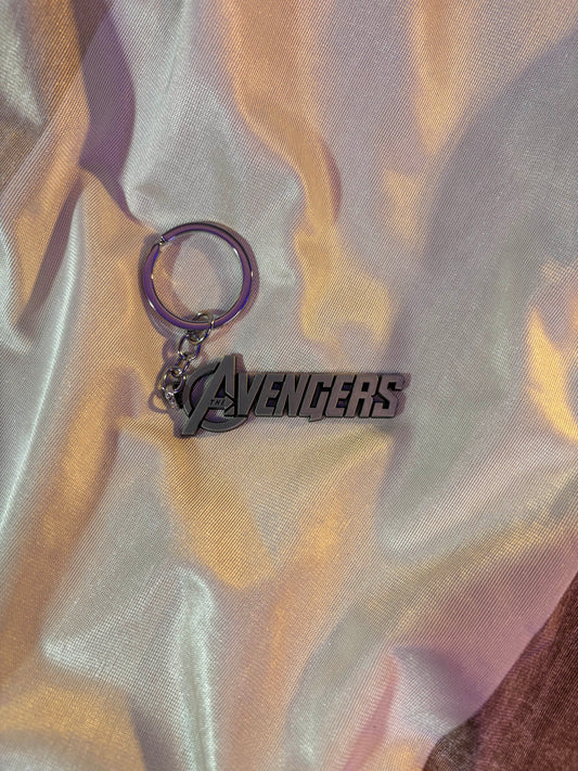 Classic "The Avengers" Logo Metal Keychain