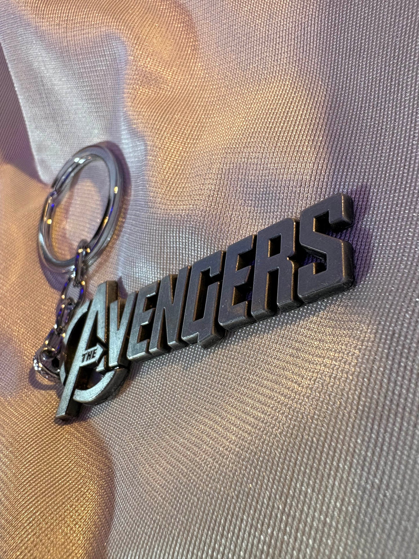 Classic "The Avengers" Logo Metal Keychain