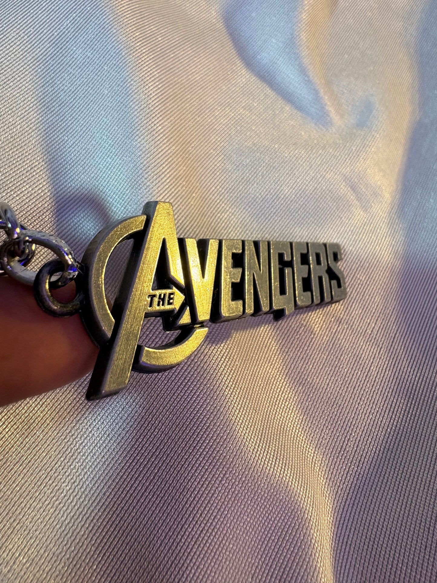 Classic "The Avengers" Logo Metal Keychain