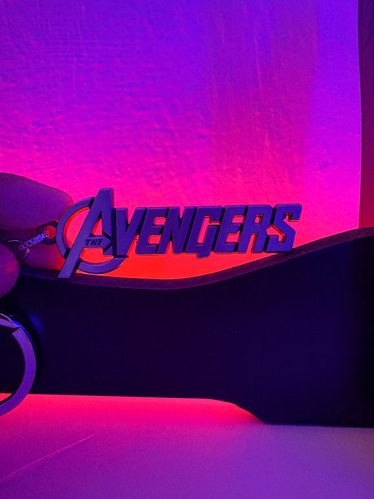 Classic "The Avengers" Logo Metal Keychain