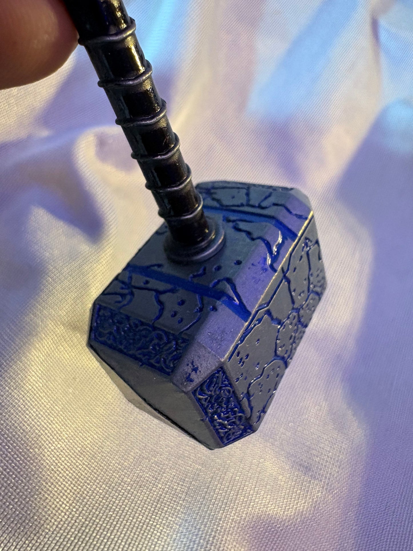 Crackling Mjolnir Thor's Hammer Metal Keychain (Marvel)