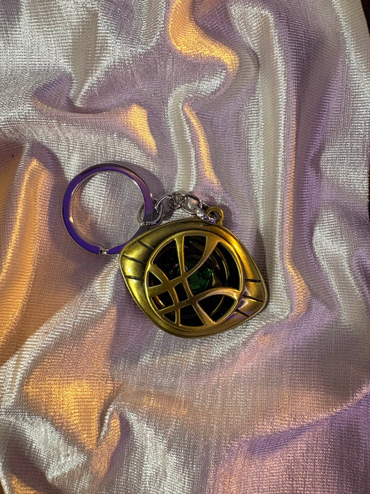 Doctor Strange Eye of Agamotto Metal Keychain