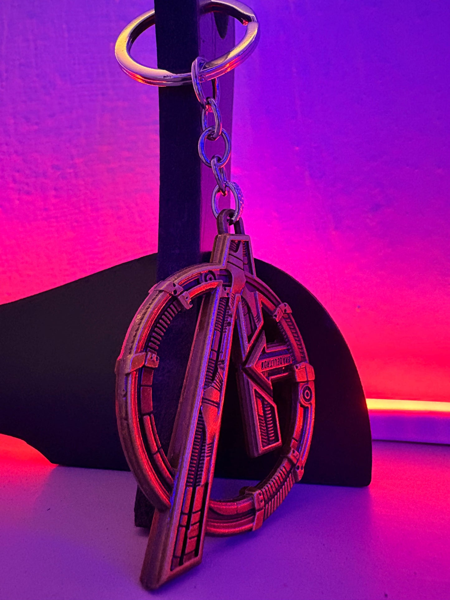 Avengers: Age of Ultron Mechanical Logo Metal Keychain