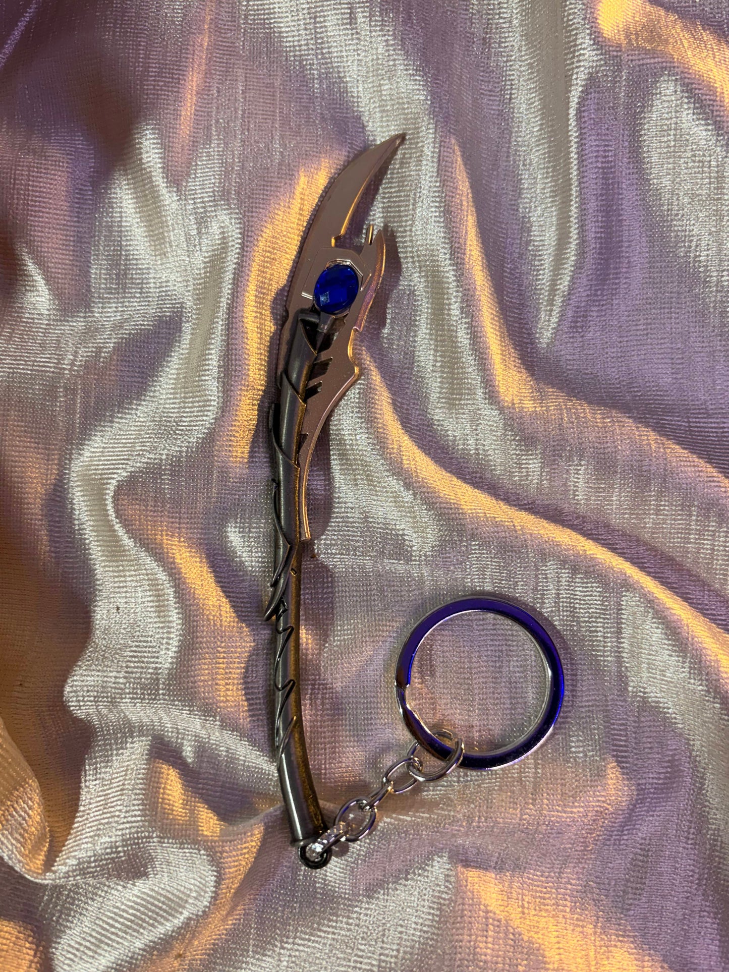 Loki's Chitauri Scepter Metal Keychain (Marvel Avengers)