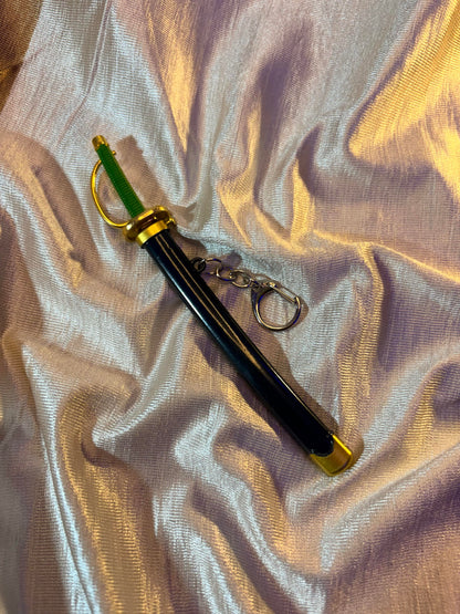 Silvers Rayleigh 'Dark King' Sword Metal Keychain (One Piece)