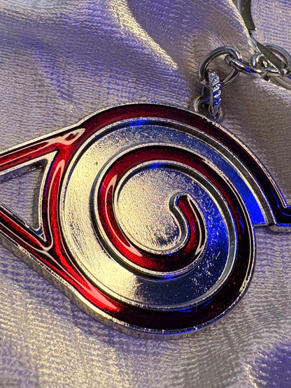 Naruto Hidden Leaf Village (Konoha) Symbol Metal Keychain