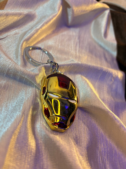 Iron Man Helmet Metal Keychain (Marvel)